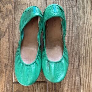 Tieks Emerald Green Ballet Flats